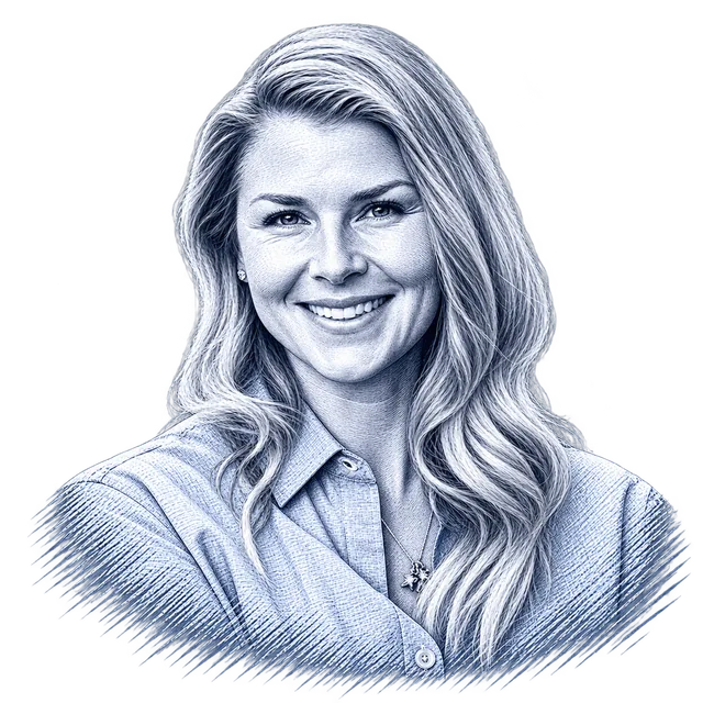 Amanda McKinney, engraved portrait