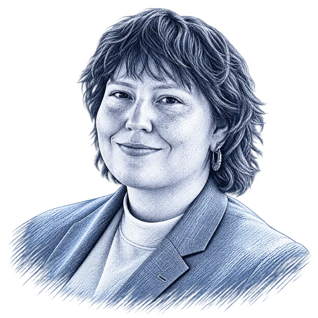 Amanda Pusczek, engraved portrait