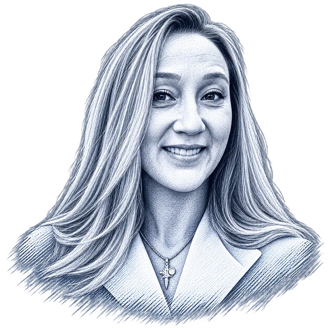 Amy Chai, engraved portrait