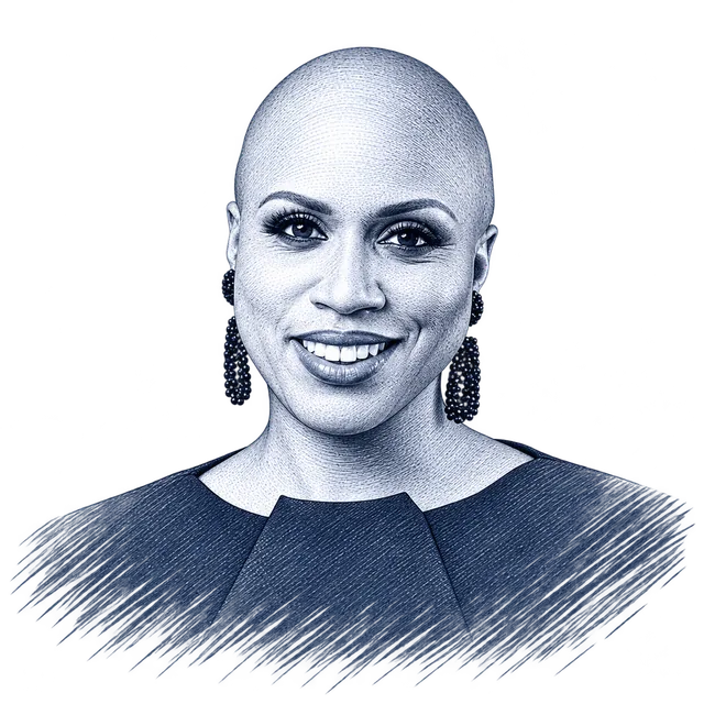 Ayanna Pressley, engraved portrait