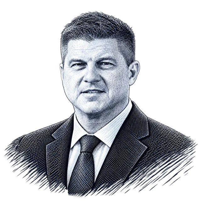 Brad Finstad, engraved portrait