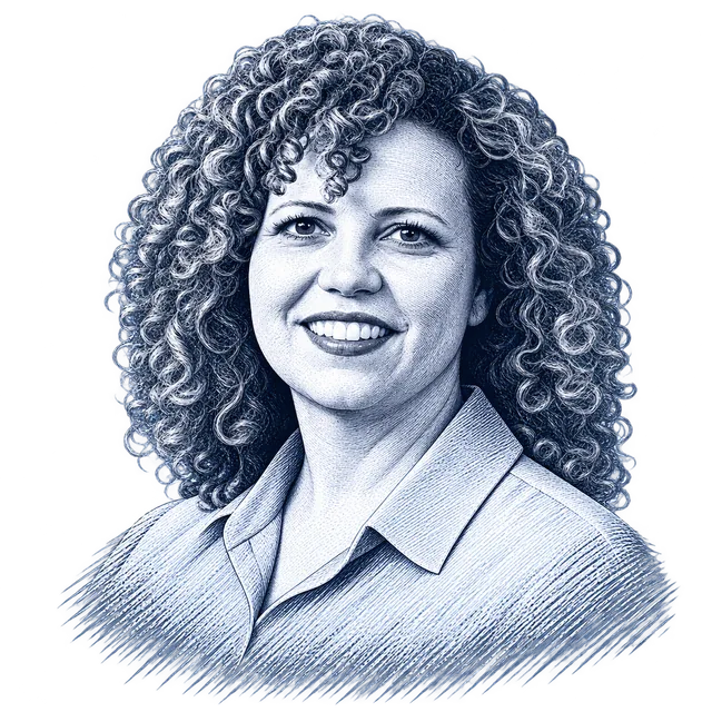 Celeste Maloy, engraved portrait