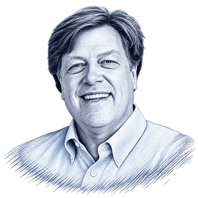 Chris Beck, engraved portrait