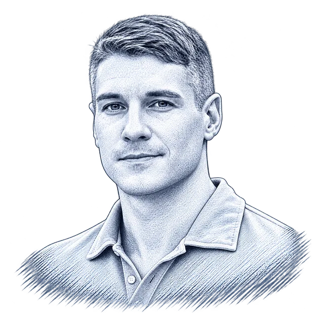 Chris Gallant, engraved portrait