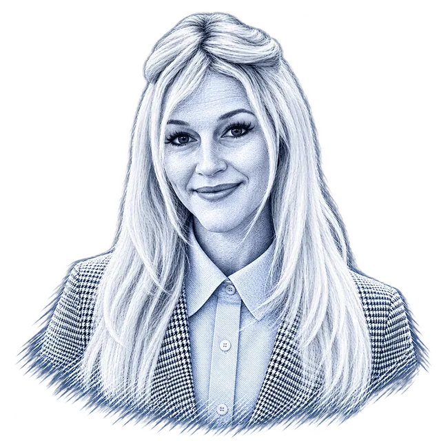 Christy Peterson, engraved portrait