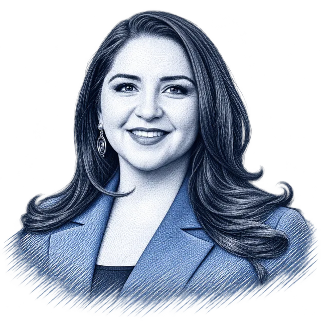 Delia Ramirez, engraved portrait