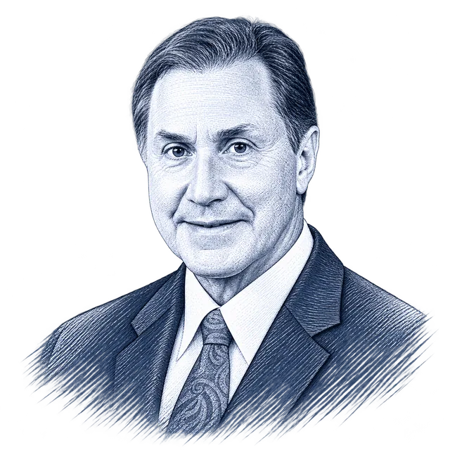 Gary Palmer, engraved portrait