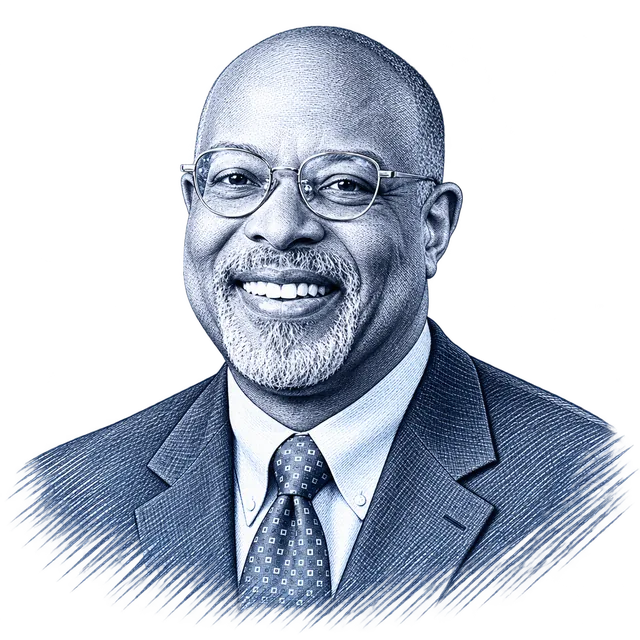 Glenn Ivey, engraved portrait