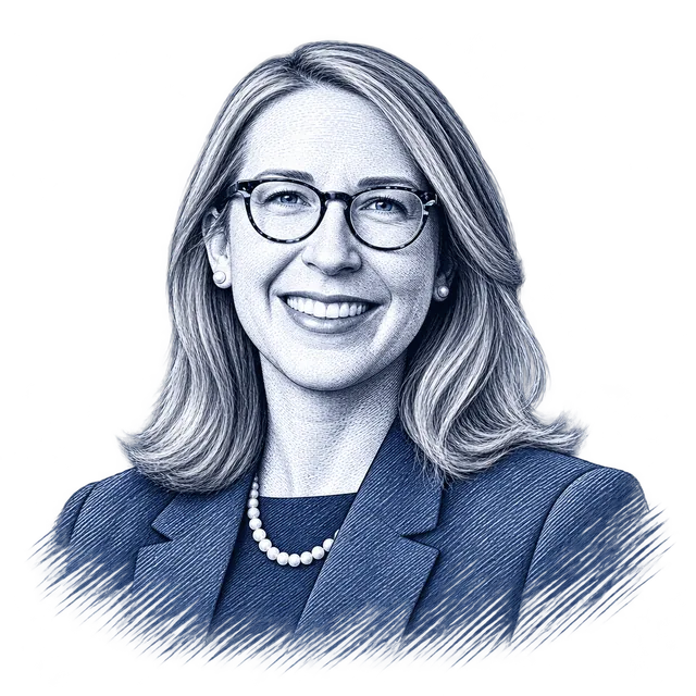 Hillary Scholten, engraved portrait