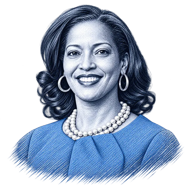 Jahana Hayes, engraved portrait