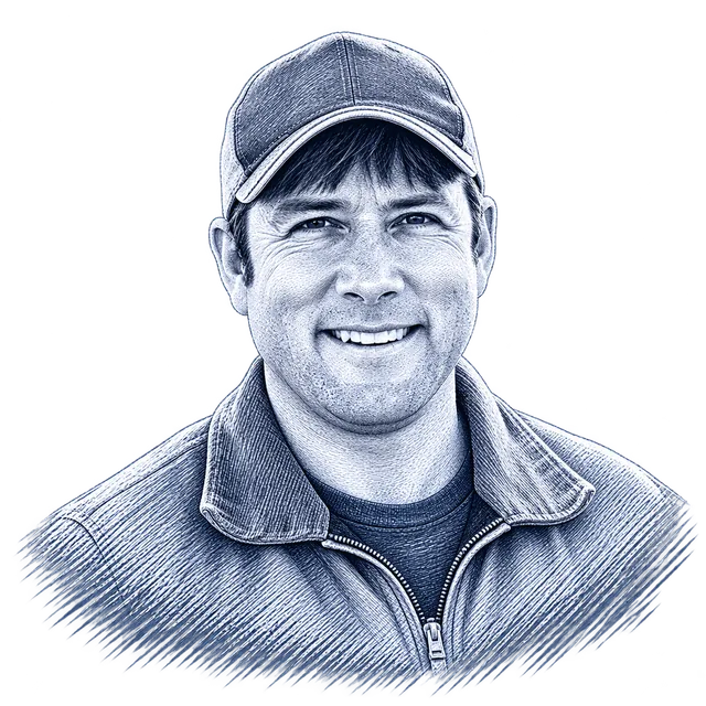 Jamie Ager, engraved portrait