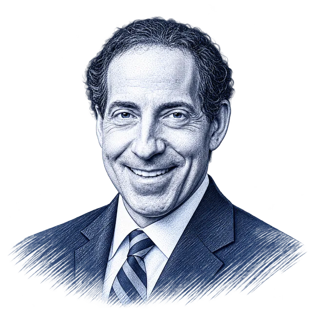 Jamie Raskin, engraved portrait