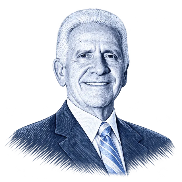 Jim Costa, engraved portrait