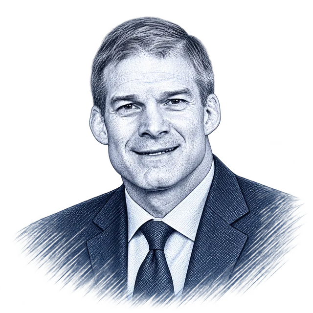 Jim Jordan, engraved portrait