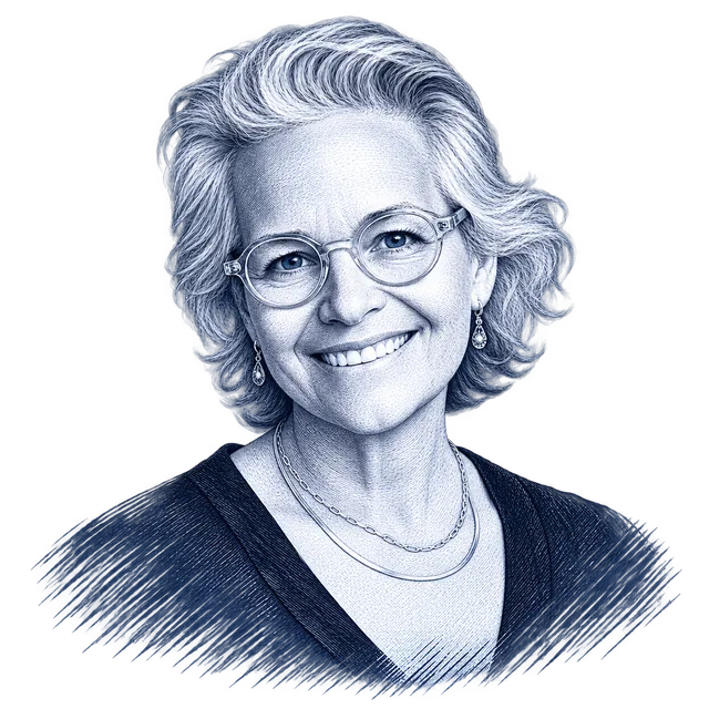 Kelly Thompson, engraved portrait