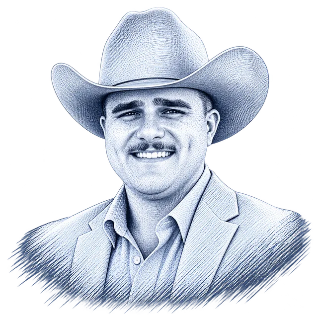 Kyle Rable, engraved portrait