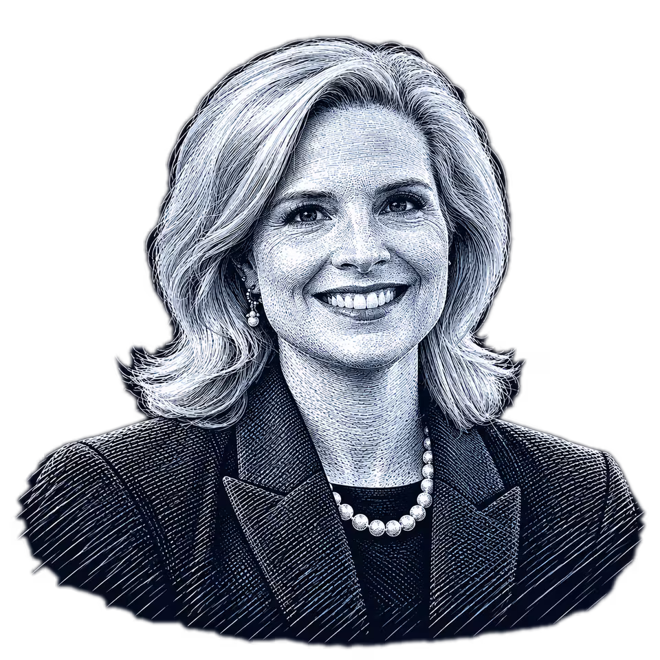 Ashley Hinson, engraved portrait