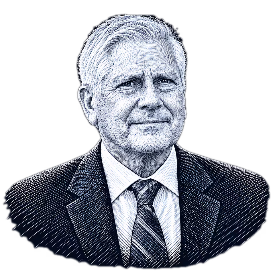 Bruce Blakeman, engraved portrait
