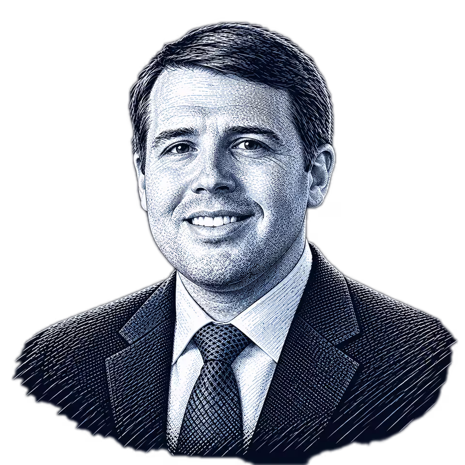 Chris Pappas, engraved portrait