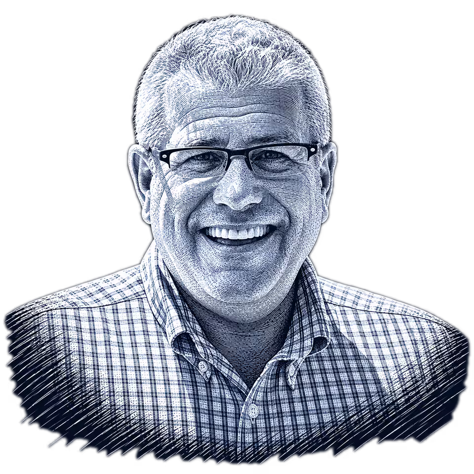 Darren Bailey, engraved portrait