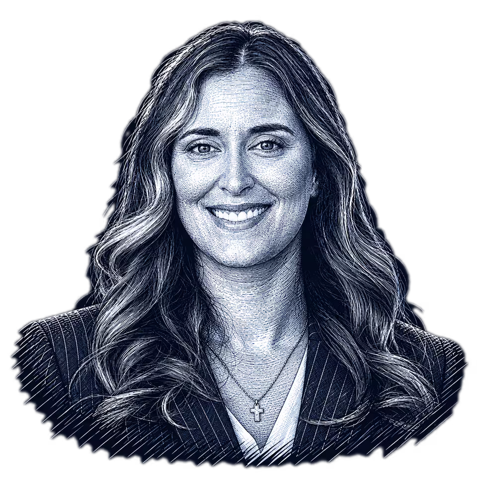 Hallie Shoffner, engraved portrait