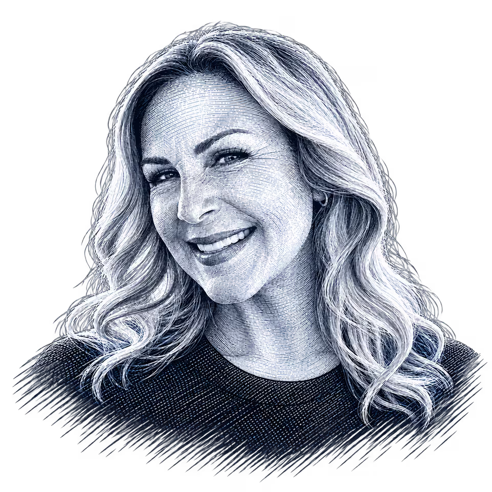 Janelle Stelson, engraved portrait