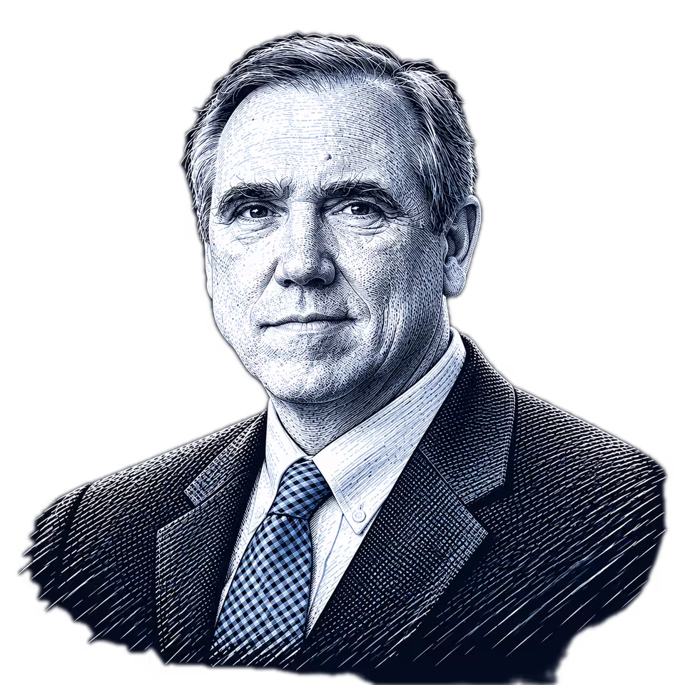 Jeff Merkley, engraved portrait