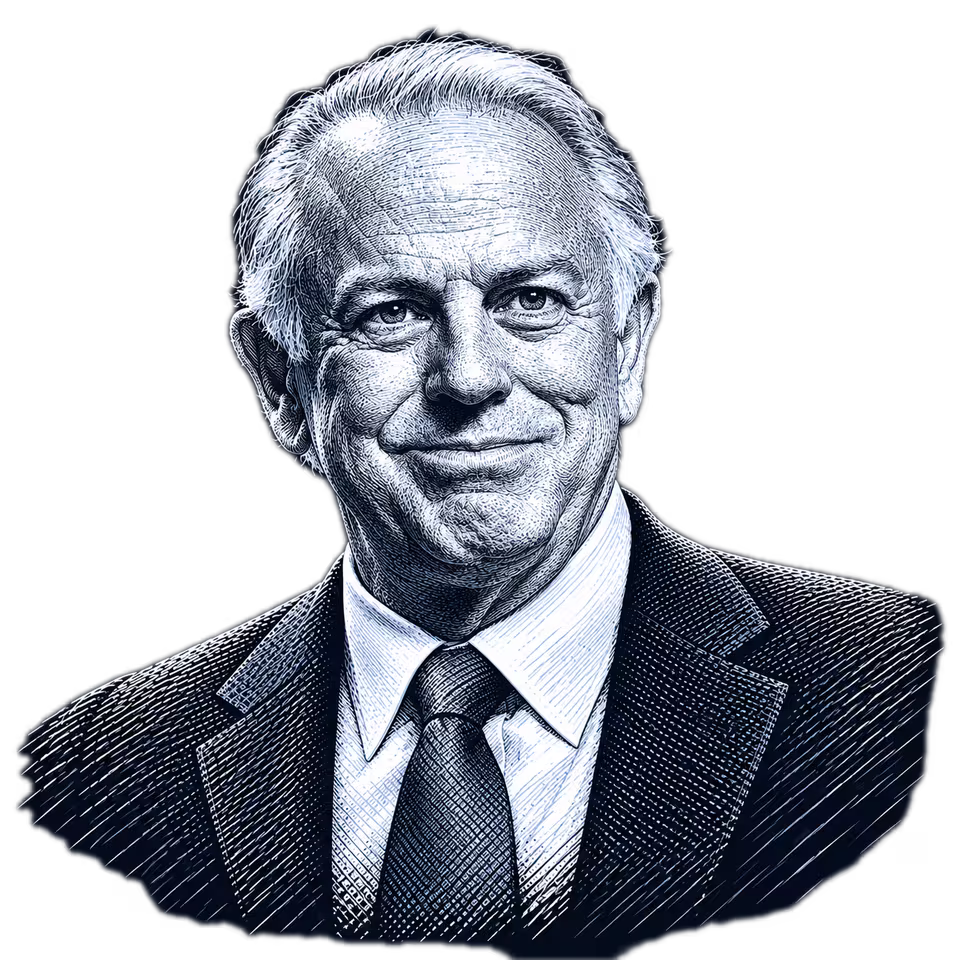 Joe Lombardo, engraved portrait