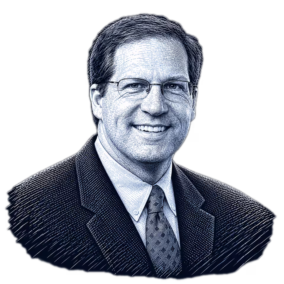 John Sununu, engraved portrait