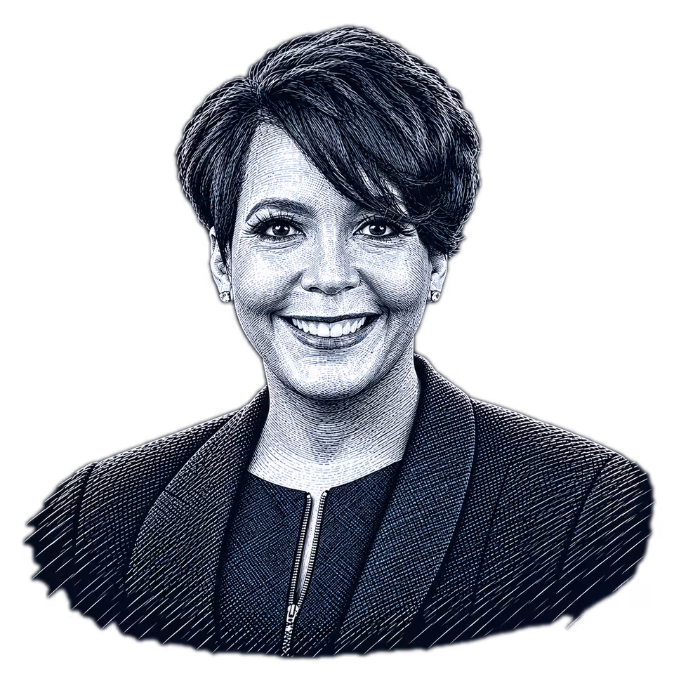 Keisha Lance Bottoms, engraved portrait