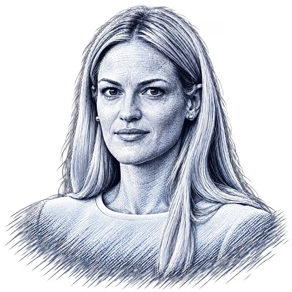 Paige Cognetti, engraved portrait
