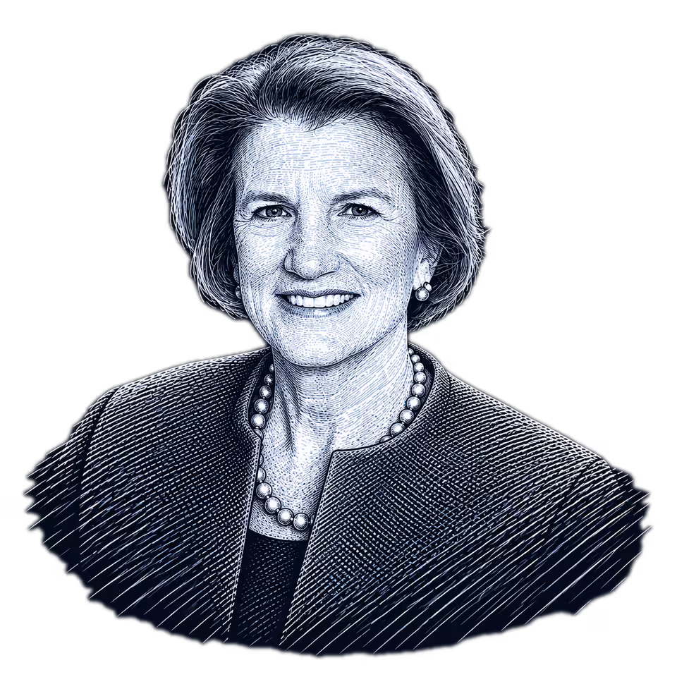 Shelley Moore Capito, engraved portrait