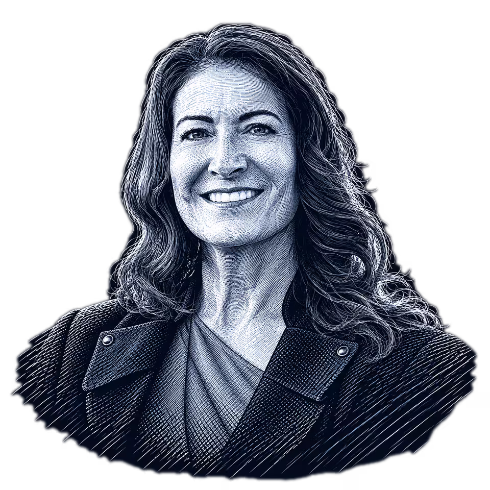 Terri Pickens, engraved portrait