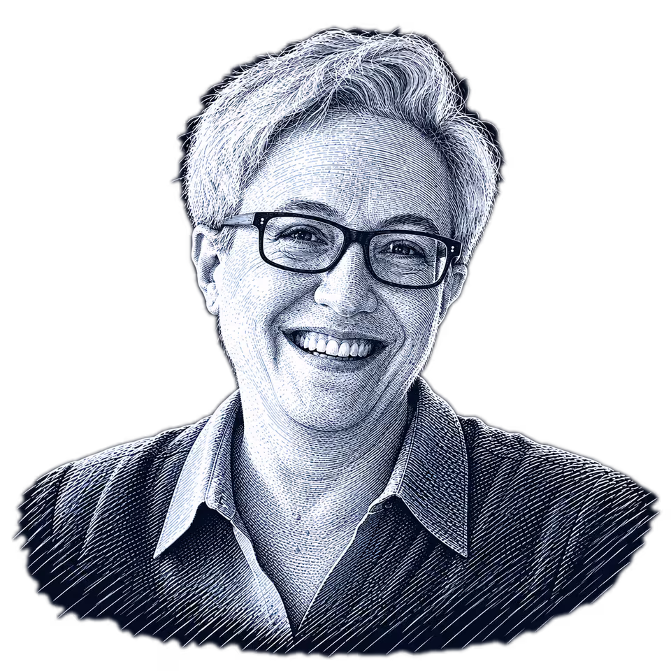 Tina Kotek, engraved portrait