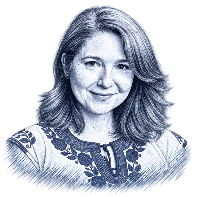 Leticia Gutierrez, engraved portrait