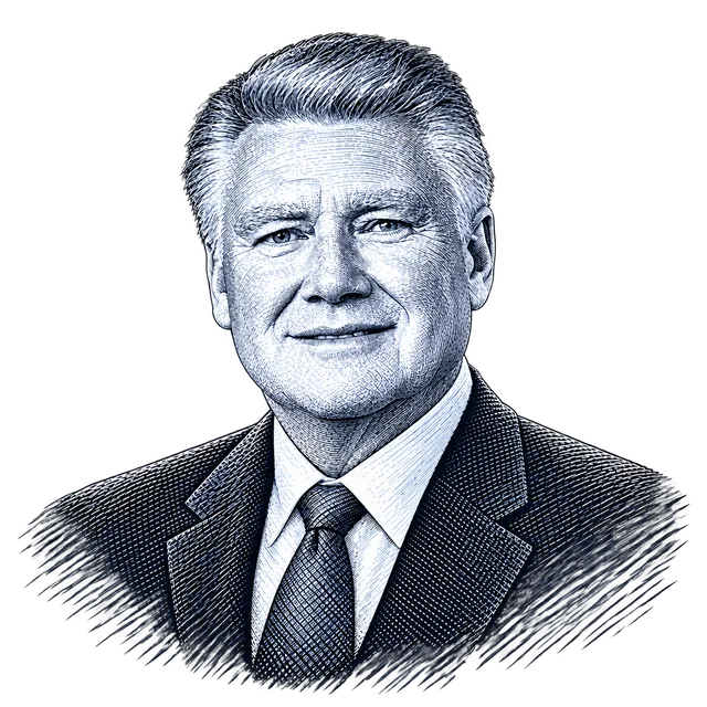 Mark Harris, engraved portrait
