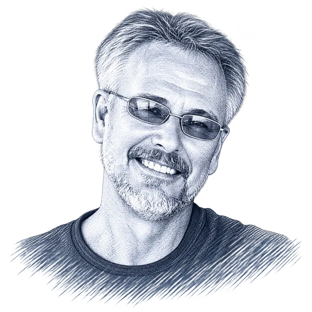 Mike Nichols, engraved portrait
