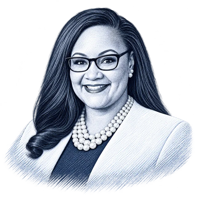 Nikema Williams, engraved portrait