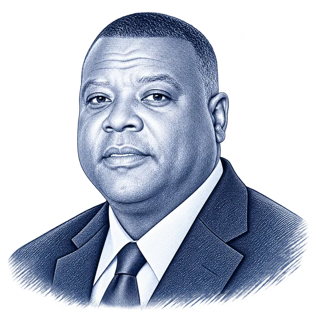 Oscar “Omar” Dantzler, engraved portrait