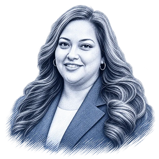 Patty Garcia, engraved portrait