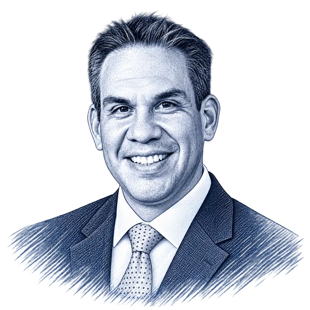 Pete Aguilar, engraved portrait