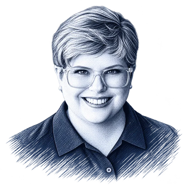 Rhonda Hart, engraved portrait
