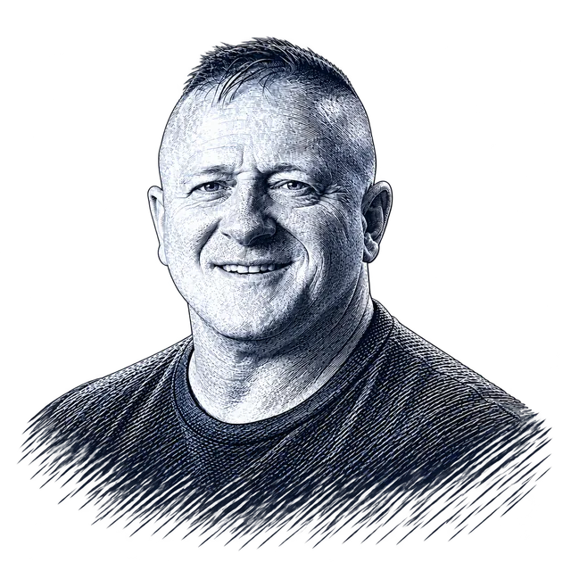 Richard Ojeda, engraved portrait