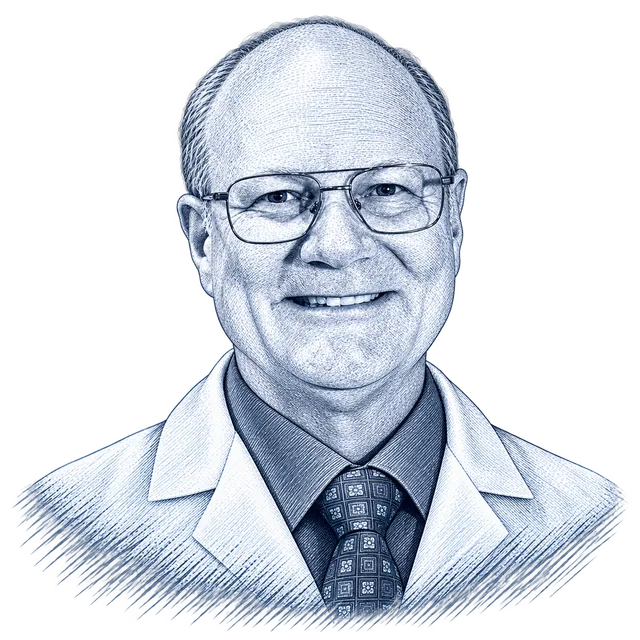 Ron Eller, engraved portrait