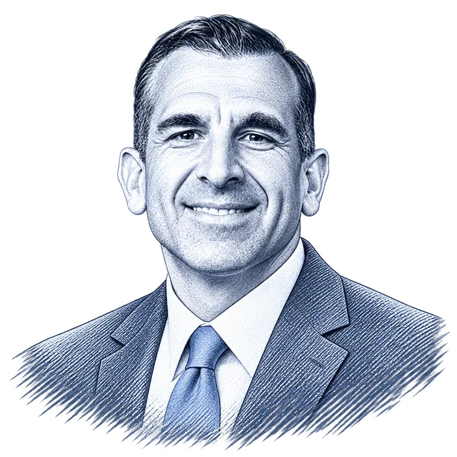Sam Liccardo, engraved portrait