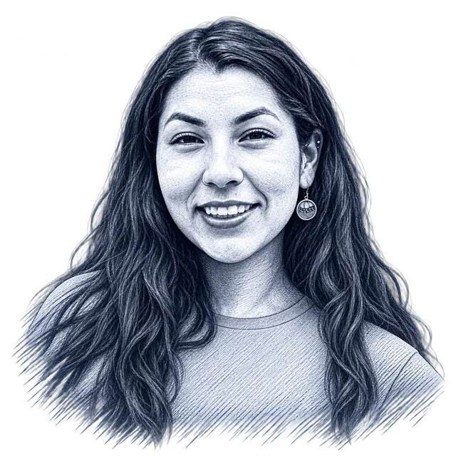 Samantha Mota, engraved portrait