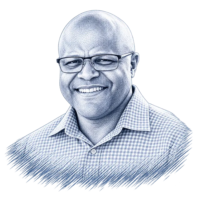 Shawn Harris, engraved portrait