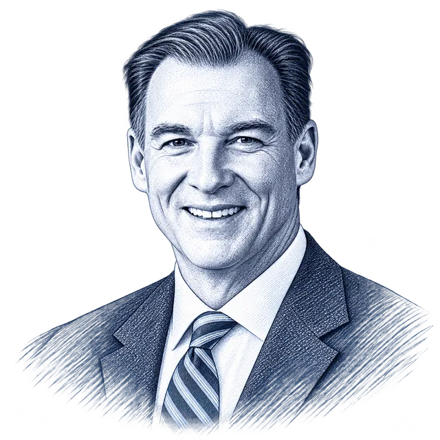 Tom Suozzi, engraved portrait